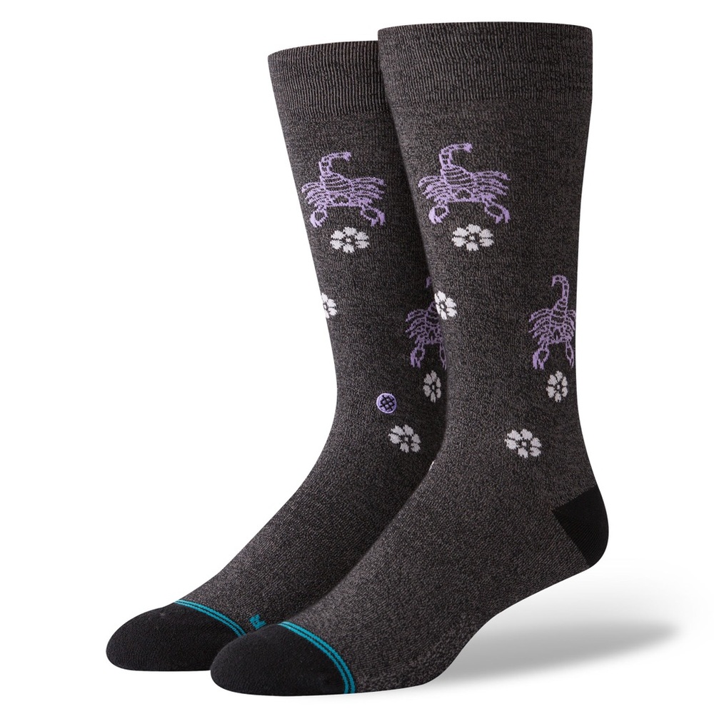 Stance JOSHUA DRESS Socks Black Large 9-12 - Picture 1 of 3